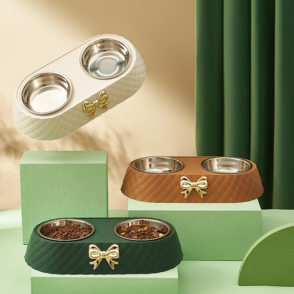 Pawfect Bowknot Feeding Bowl