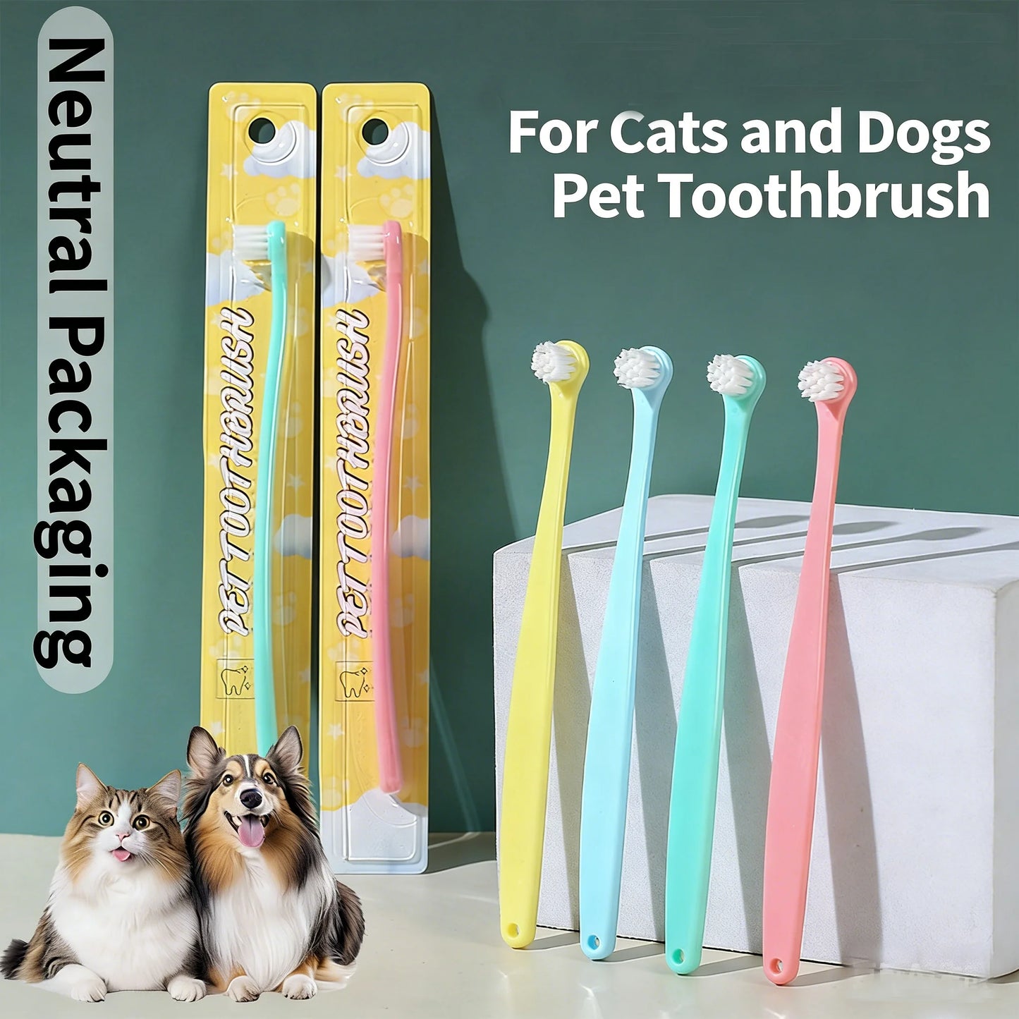 Pawfect Dual-Ended Pet Toothbrush™